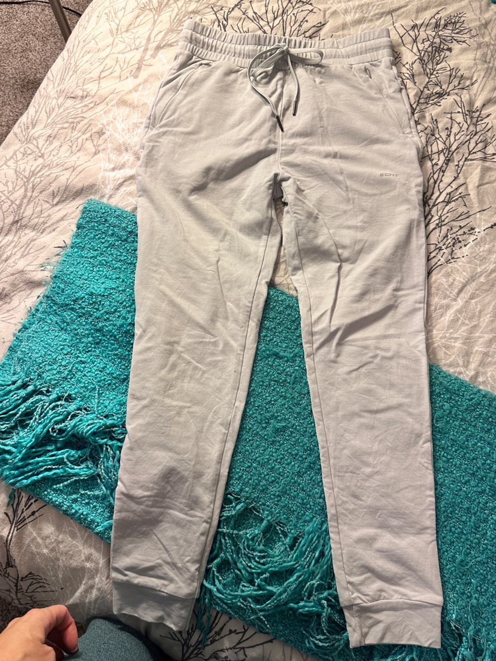Echt Light Gray Drawstring Sweatpants